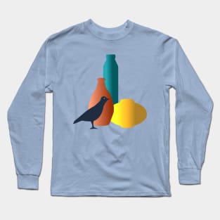 Mid Century Bird Long Sleeve T-Shirt